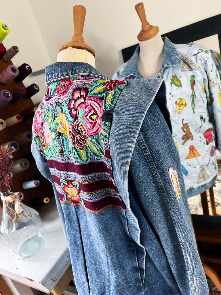 Huipil Denim Jacket