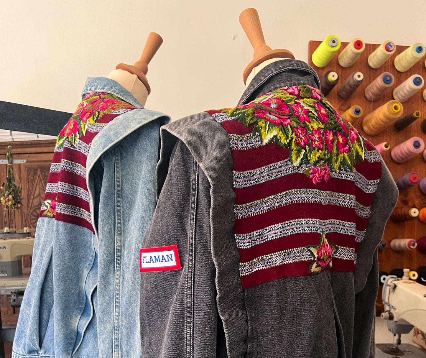 Huipil Denim Jacket
