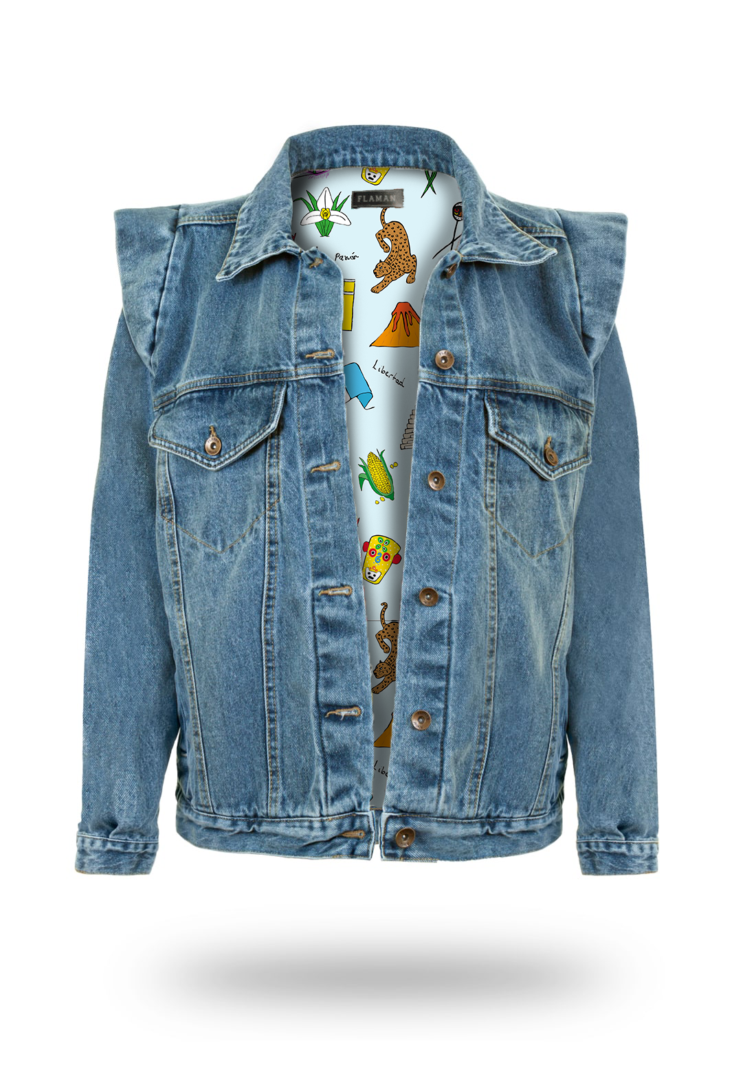 Huipil Denim Jacket