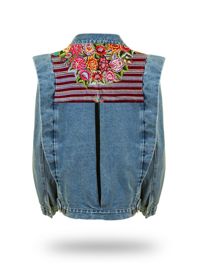 Huipil Denim Jacket