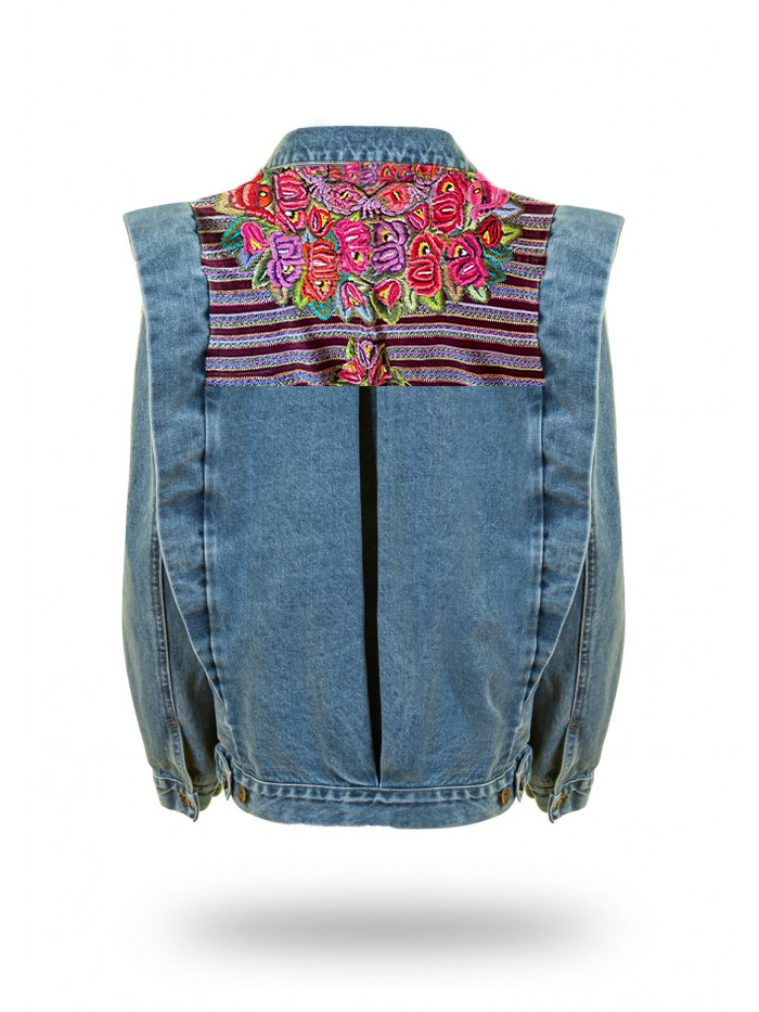 Huipil Denim Jacket