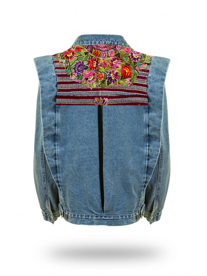 Huipil Denim Jacket