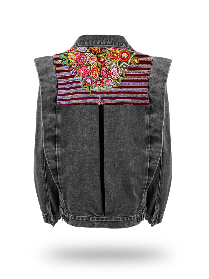 Huipil Denim Jacket