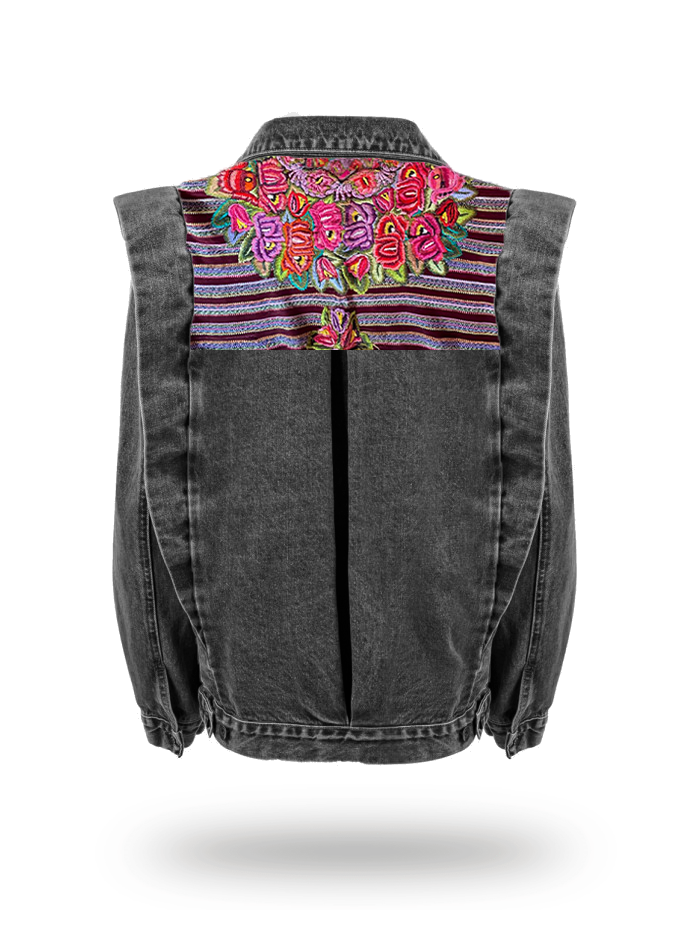 Huipil Denim Jacket