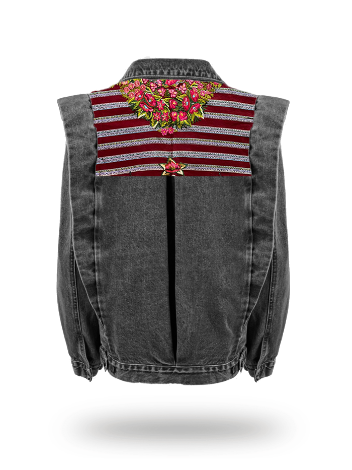 Huipil Denim Jacket