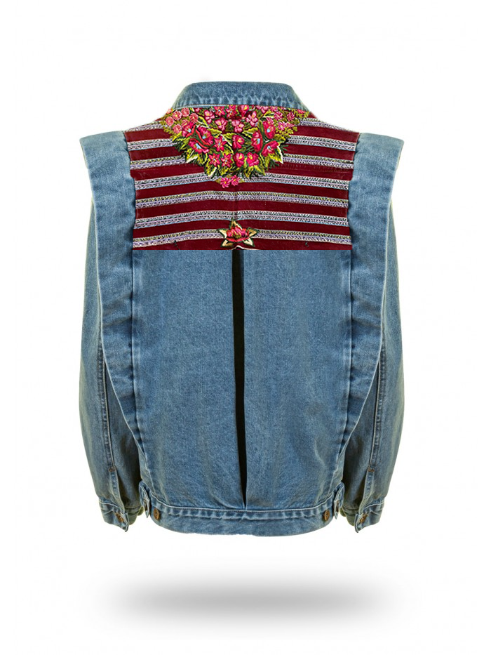 Huipil Denim Jacket