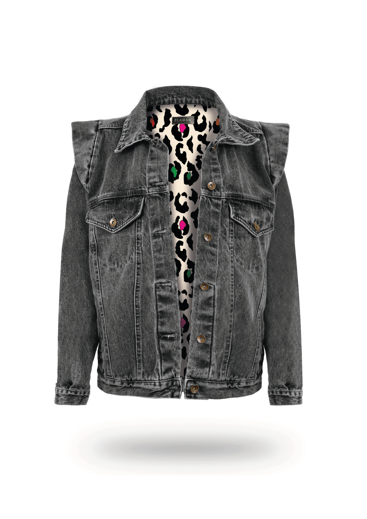 Set Tristan con forro Animal Print + Pañuelo seda Bosque