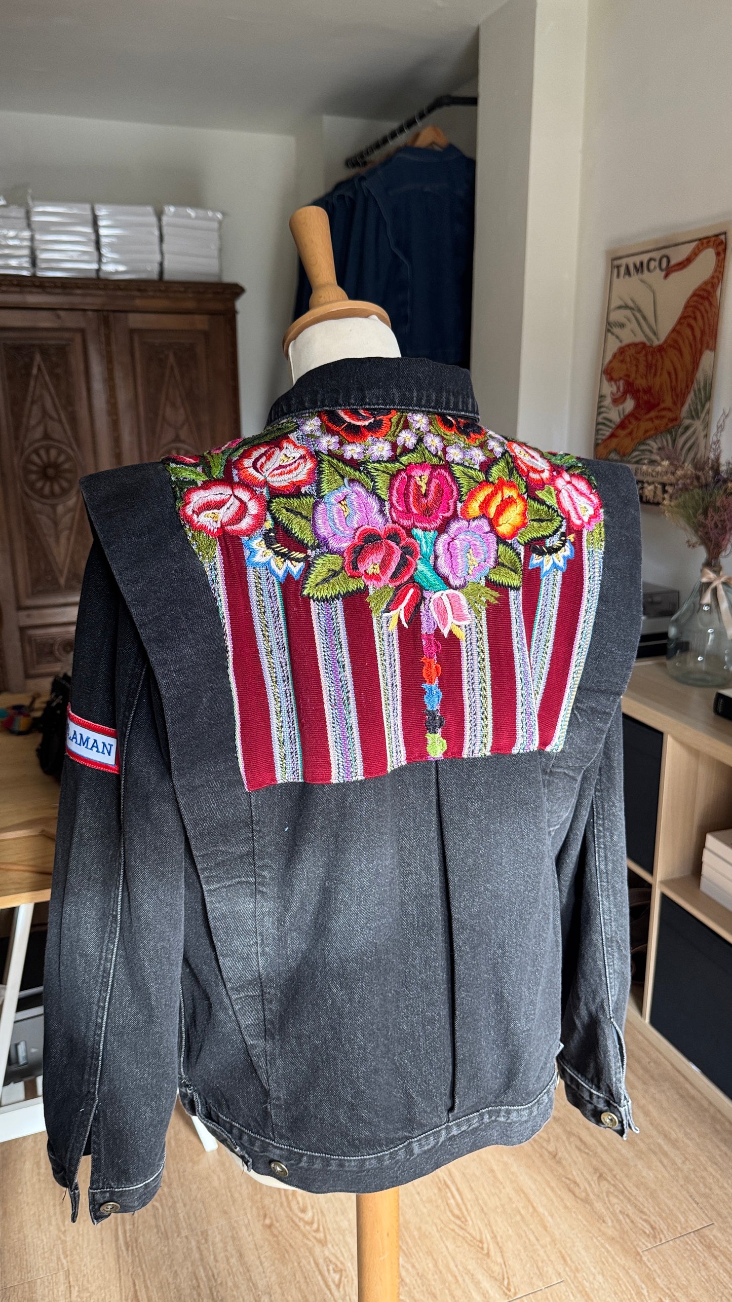 Huipil Denim Jacket