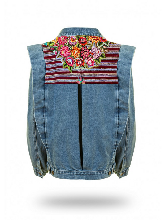 Huipil Denim Jacket